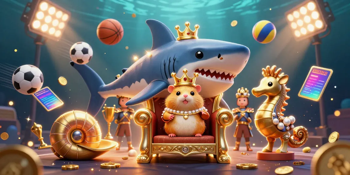 Experience thrilling moments at mu88 with a vibrant underwater casino scene, showcasing a golden hamster king and engaging sports elements.